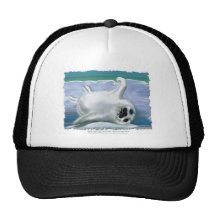 HARP SEAL BABY TRUCKER HATS