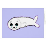 Harp seal card