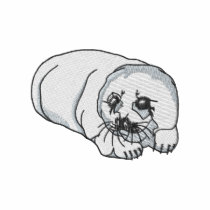 Harp Seal embroidered shirts by ZazzleEmbroidery Harp Seal embroidered shirts