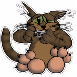 HarpCat Acrylic Cut Out