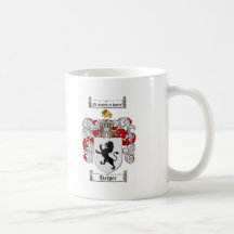 HARPER FAMILY CREST -  HARPER COAT OF ARMS COFFEE MUG