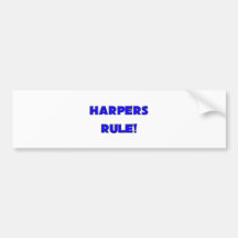 Harpers Rule! Bumper Sticker