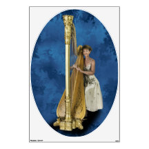 HARPIST WALL SKIN