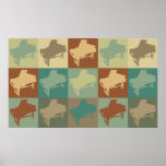 Harpsichord Pop Art Poster