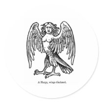 Harpy Beast stickers