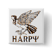 Harpy buttons by nakedzealot Harpy buttons