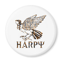 Harpy Fridge Magnets