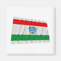 Harrari Waving Flag Refrigerator Magnet