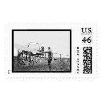 Harriet Quimby in her Airplane 1911 postage by lc_vintagephotos Harriet Quimby in her Airplane 1911 postage