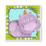 Harriet The Hippo Fridge Magnet