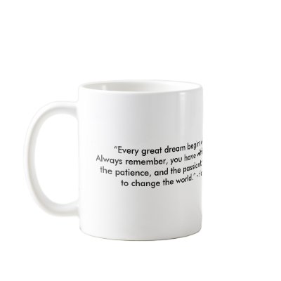 Harriet Tubman mug with "Dream" quote by leightfantastic