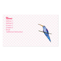 Harriot Hummingbird business cards