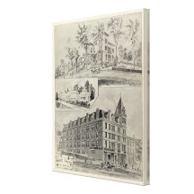 Harris Bldg, New London, Conn Canvas Print