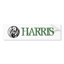 HARRIS bumper stickers by papasagg HARRIS bumper stickers