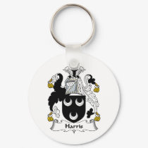 Harris Family Crest keychains by coatsofarms Harris Family Crest keychains