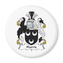 Harris Family Crest magnets by coatsofarms Harris Family Crest magnets