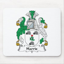 Harris Family Crest mousepads by coatsofarms Harris Family Crest mousepads