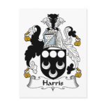 Harris Family Crest Post Card