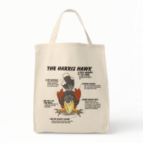 Harris Hawk cartoon Tote bags by artoffalconry Harris Hawk cartoon Tote bags