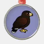 Birdorable Harris Hawk Premium circle Ornament