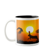 Harris Hawk hunting Coffee Mug