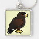 Birdorable Harris Hawk Premium Square Keychain