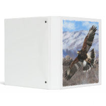 Harris Hawk- pastel Vinyl Binder