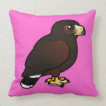 Birdorable Harris Hawk Throw Pillow