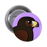 Birdorable Harris Hawk Round Button