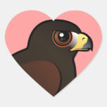 Birdorable Harris Hawk Heart Sticker