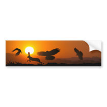 Harris Hawks Hunting bumper stickers by artoffalconry Harris Hawks Hunting bumper stickers