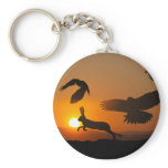 Harris Hawks Hunting keychains