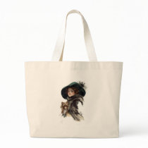 Harrison Fisher Girl in a Teal Hat Canvas Bags