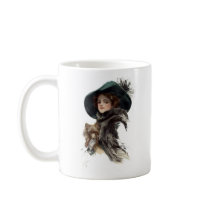 Harrison Fisher Girl  in a Teal Hat Mug