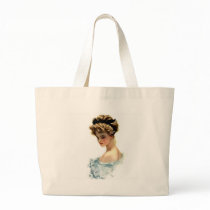 Harrison Fisher Girl  in Blue Bag