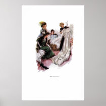 Harrison Fisher Girl - The Trousseau Posters