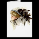 Harrison Fisher Girl  with a Feathered Hat
