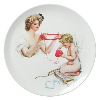 Harrison Fisher: Woman with Cupid