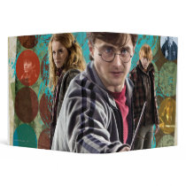 Harry, Hermione, and Ron 1 Vinyl Binder