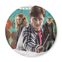 Harry, Hermione, and Ron 1 Fridge Magnet