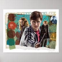 Harry, Hermione, and Ron 1 Print