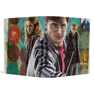 Harry, Hermione, and Ron 1 Vinyl Binder