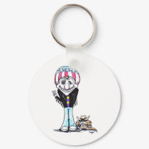 Harry & Hooch (Peace man!) keychains