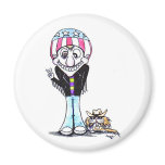 Harry & Hooch (Peace man!) magnets