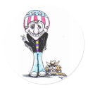 Harry & Hooch (Peace man!) stickers by Housh68 Harry & Hooch (Peace man!) stickers