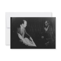 Harry Houdini and the Ghost of Abraham Lincoln Custom Announcements