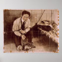 Harry HOUDINI Escape Artist VAUDEVILLE Poster posters