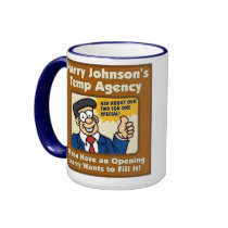 Harry Johnson's Temp Agency Mug