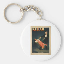 Harry Kellar performs Levitation 1895 Magic Keychain