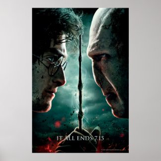 Harry Potter 7 Part 2 - Harry vs. Voldemort print